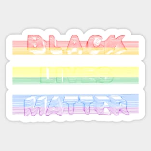 black lives matter Sticker